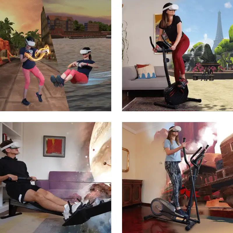 HOLOFIT VR fitness scene